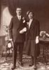 Willem Groot Hulze en Maria Groot Hulze-Mensink op trouwdag